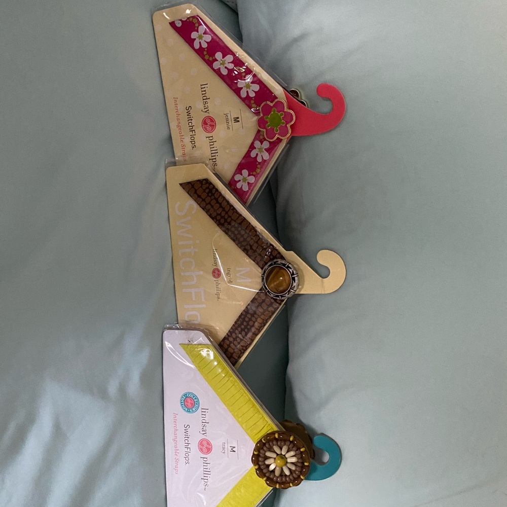 Set of three Lindsey Phillips interchangable straps